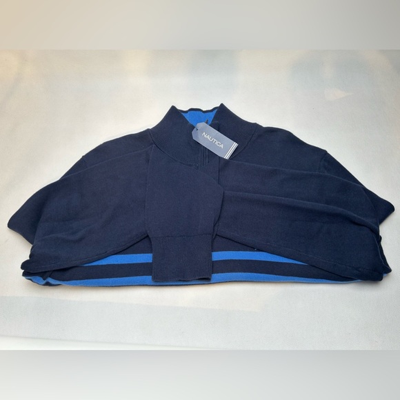 NÁUTICA Mens quarter-zip sweater “Medium “ - Picture 8 of 9